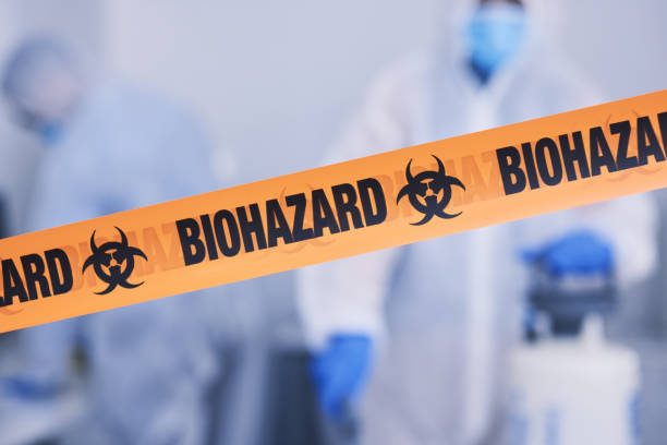 Professional Infectious Disease Decontamination technician working in Hampton, VA